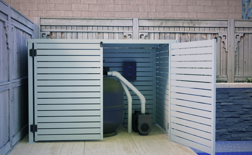 Equipment Enclosures at Trueline Pool Fencing Albury Wodonga